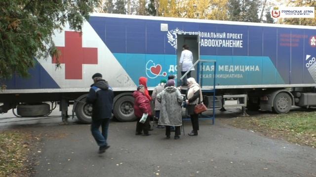 Ольга Балакина  о "Поезде здоровья" в декаду пожилого человека