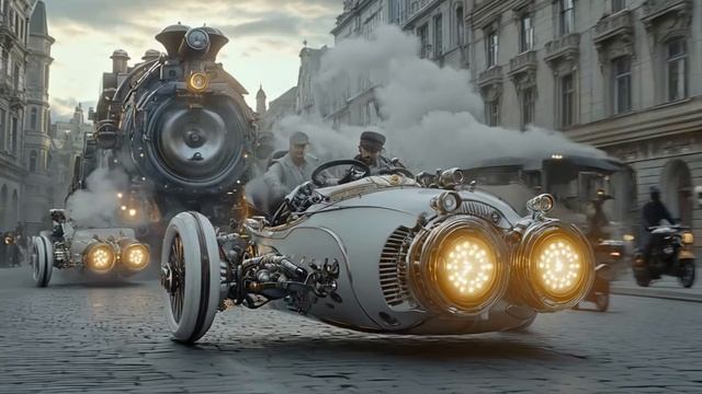 Futuristic Steampunk City： AI-Generated Video ｜ Midjourney & Minimax AI