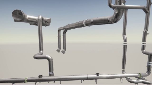 Газоходы. Общий вид 2