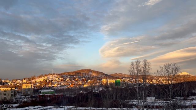 Солнце садится