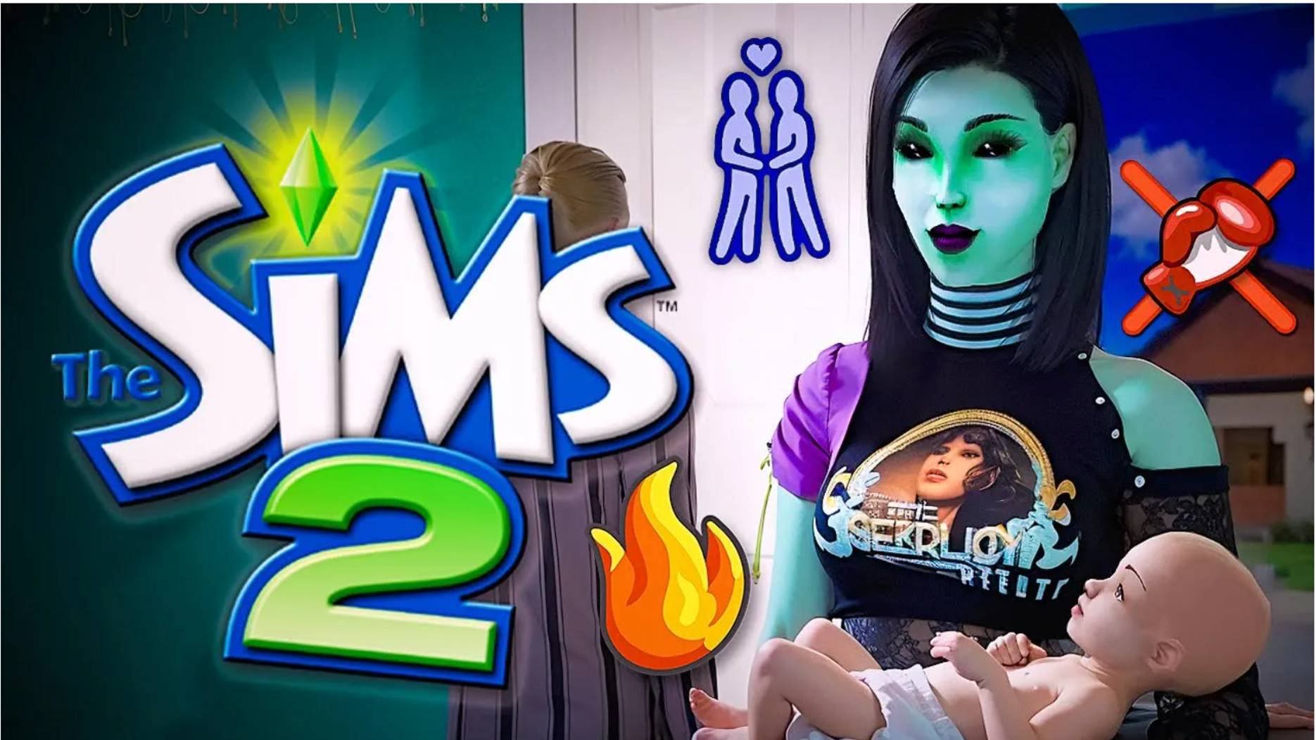 Первый МАЛЫШ в ОБЩАГЕ в 100 детей // The Sims 2 // Симс 2 2024