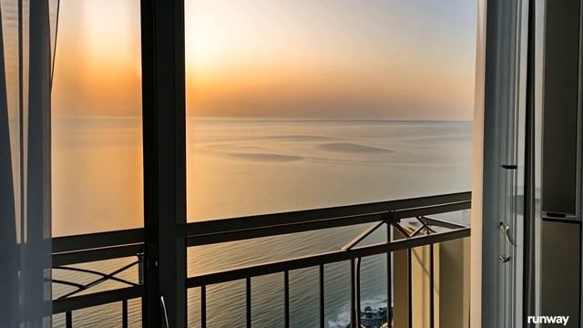 Вид на море из квартиры от ИИ