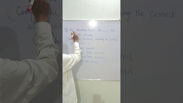 Conditional Clause, Choose the correct alternative #shortsvideo