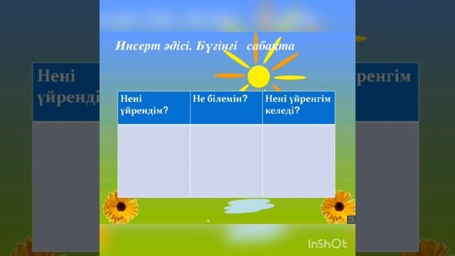 Инсерт әдісі