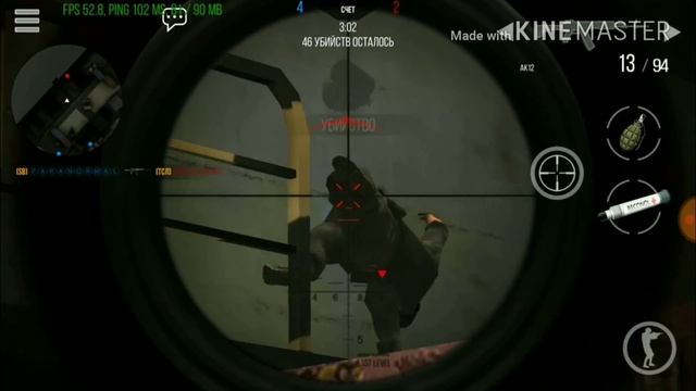 Modern Strike Online/Frag movie/ Ak12 +23 / fn2000 / knife / AUG / top Mso