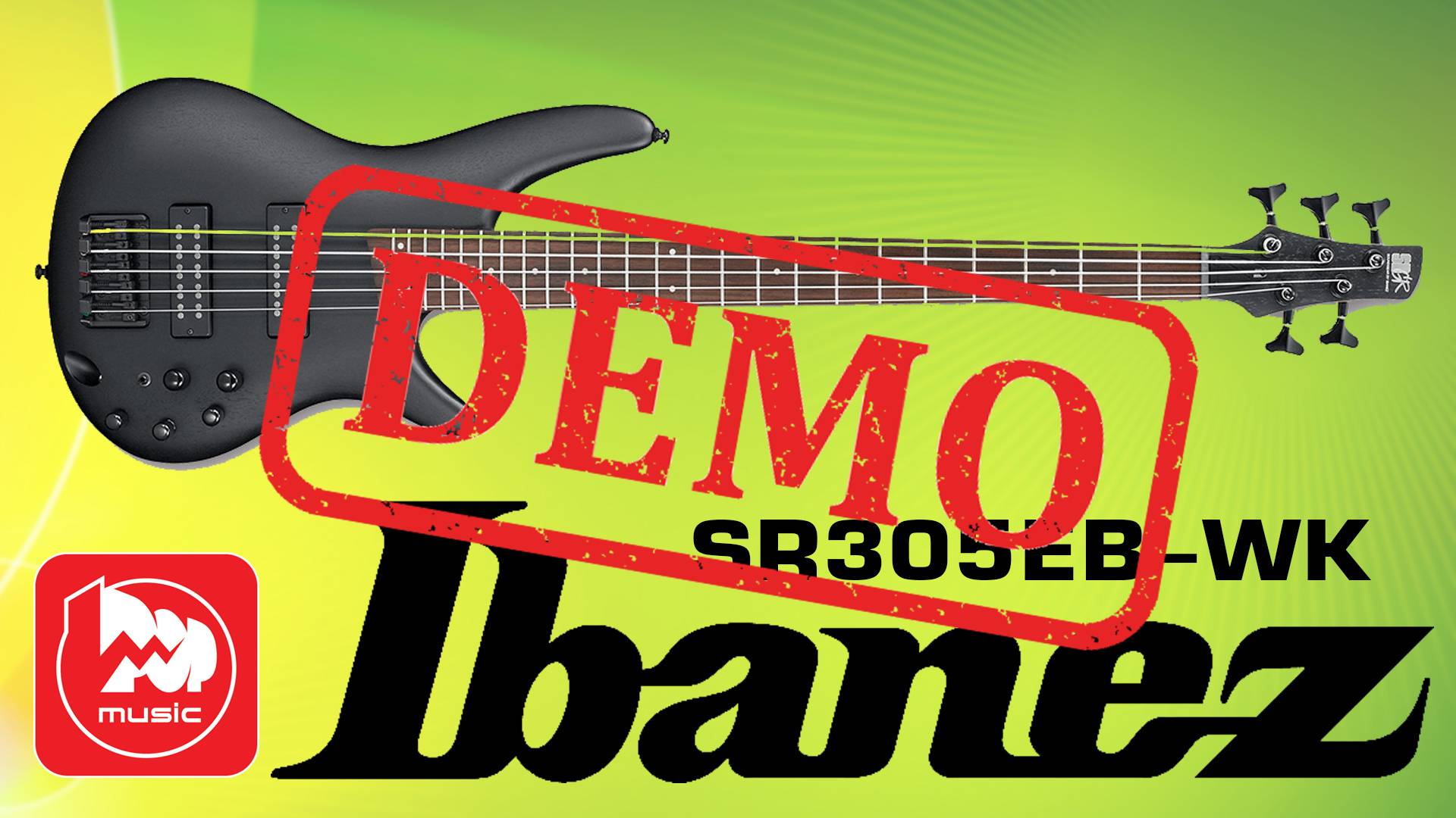 Бас-гитара IBANEZ SR305EB - демонстрация звучания