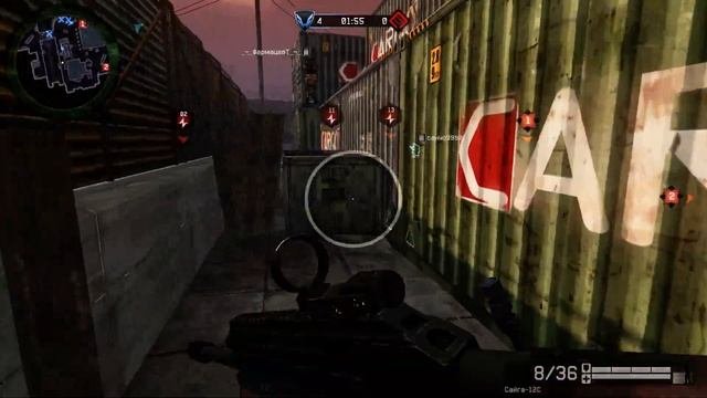 Warface: JFF Gameplay. Клановый бой на фабрике. 21.10.2014. Игра за меда.