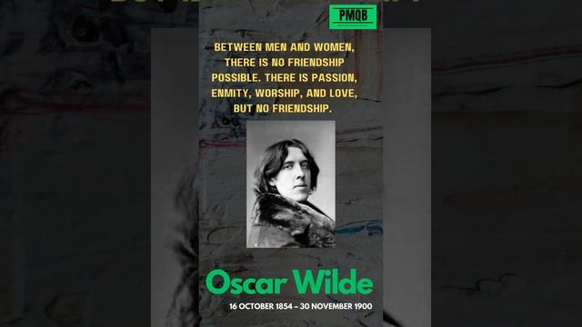 "Be yourself; everyone else is already taken": Embracing your individuality with Oscar Wilde