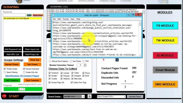 Paigham Bot Hack-Scraping Emails From Web Forums On Google