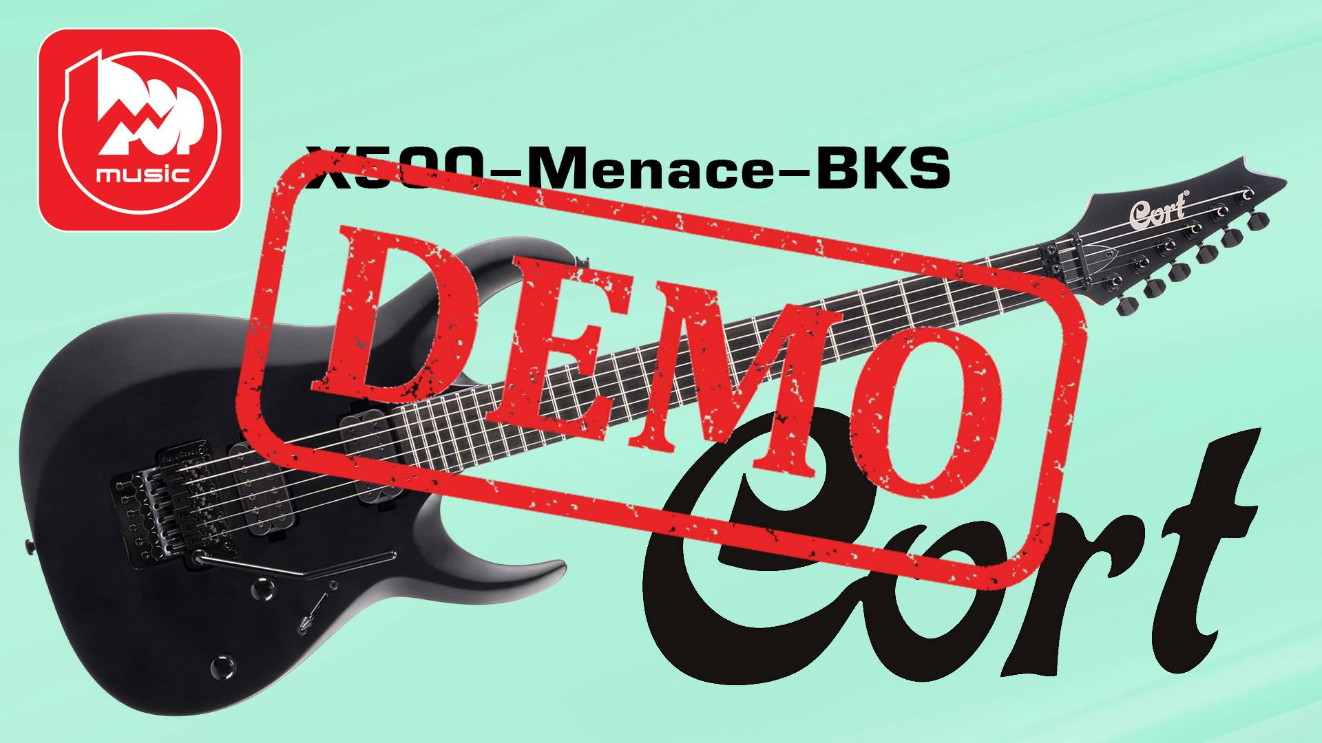 Электрогитара CORT X500-Menace - демонстрация звучания