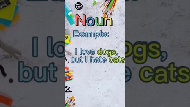 Noun| part of Speech|