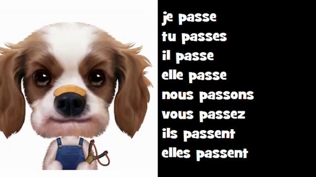 Французский музыкальный сопряжения #Classico Rock # глагол = passer