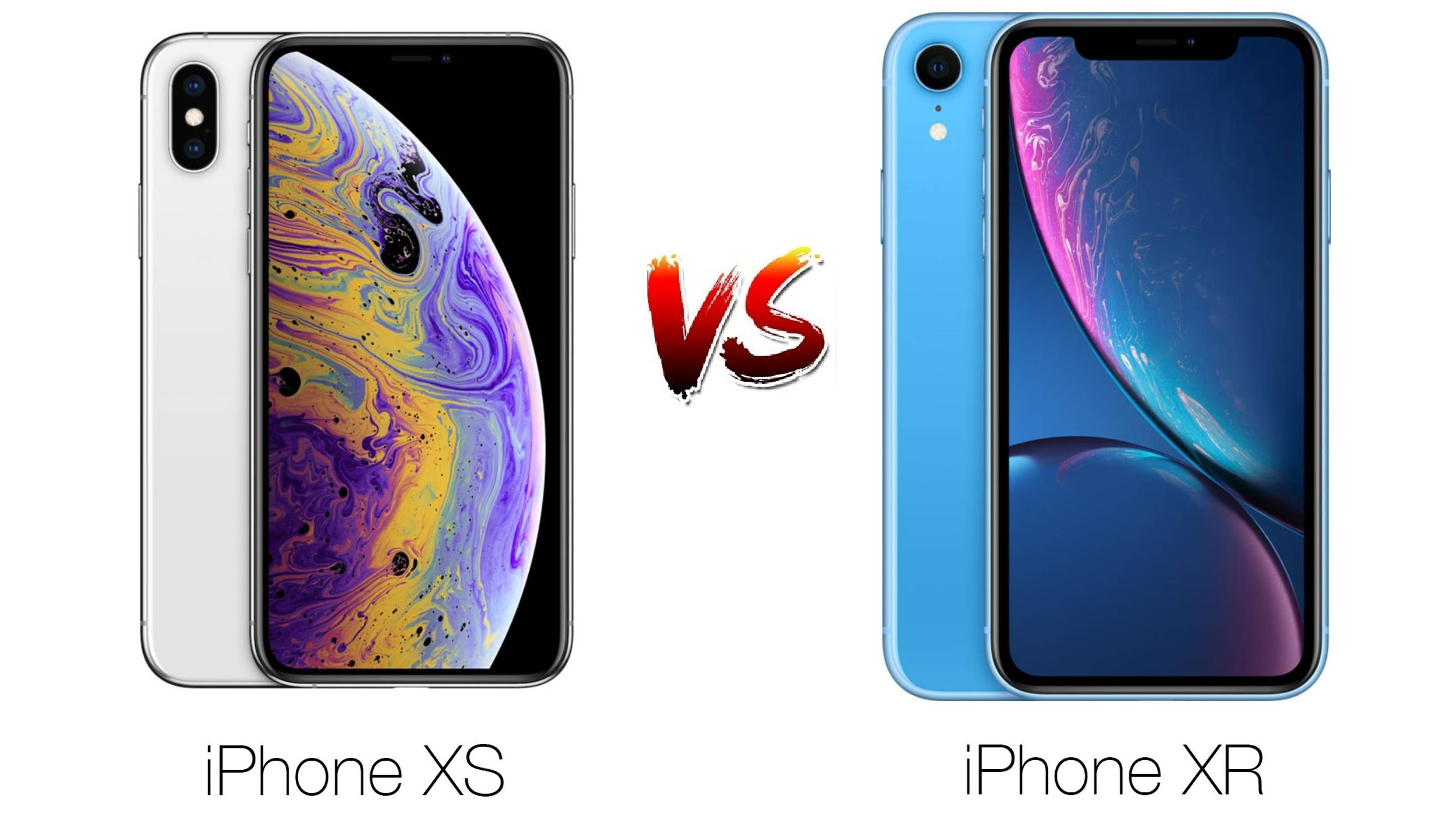 Сравнение характеристик телефонов Apple iPhone XS против iPhone XR