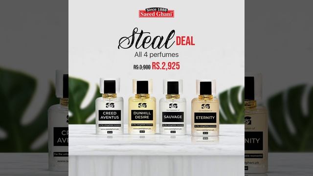 Buy 4 Signature Perfumes At The Price Of 3 | Saeed Ghani