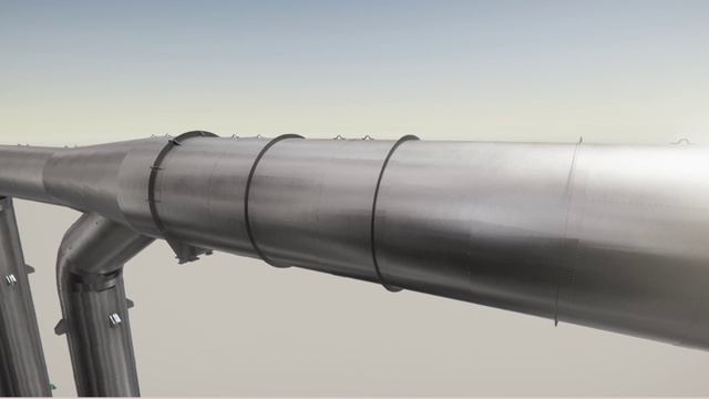 Газоходы. Общий вид 3