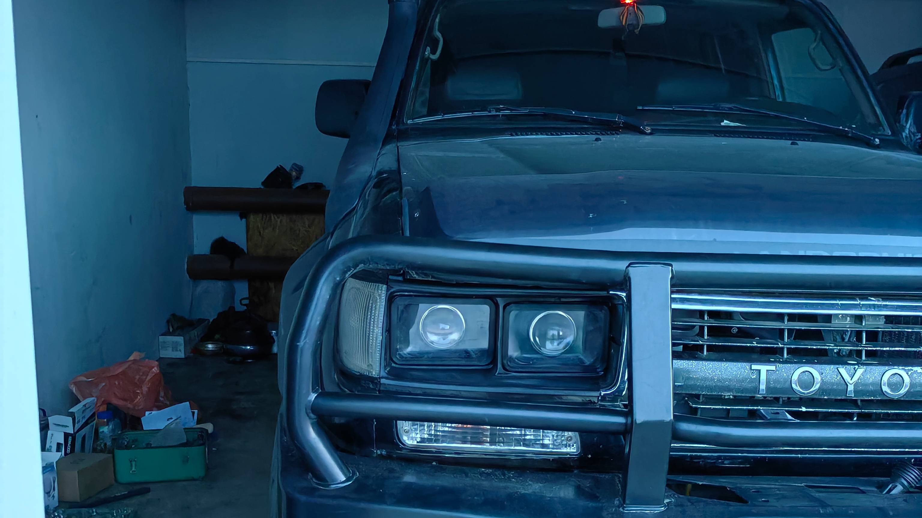 Bi-led модули для квадратных фар Land Cruiser 80