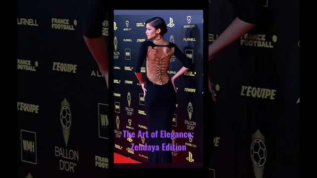 The Art of Elegance: Zendaya Edition. #viral  #sorts  #celebrity