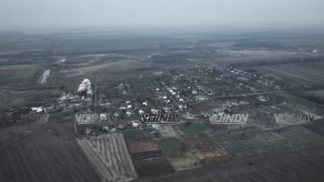 Российская армия нанесла удар ФАБами по ПВД боевых свинят в н. п. Сухие Ялы