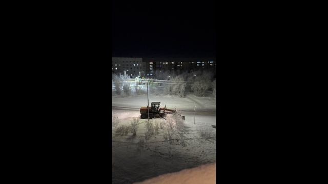 Уборка снега в Воркуте