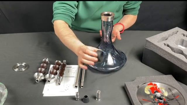 Сборка кальяна Japona Hookah Sensei. Установка на резьбовую колбу Metal Cup.