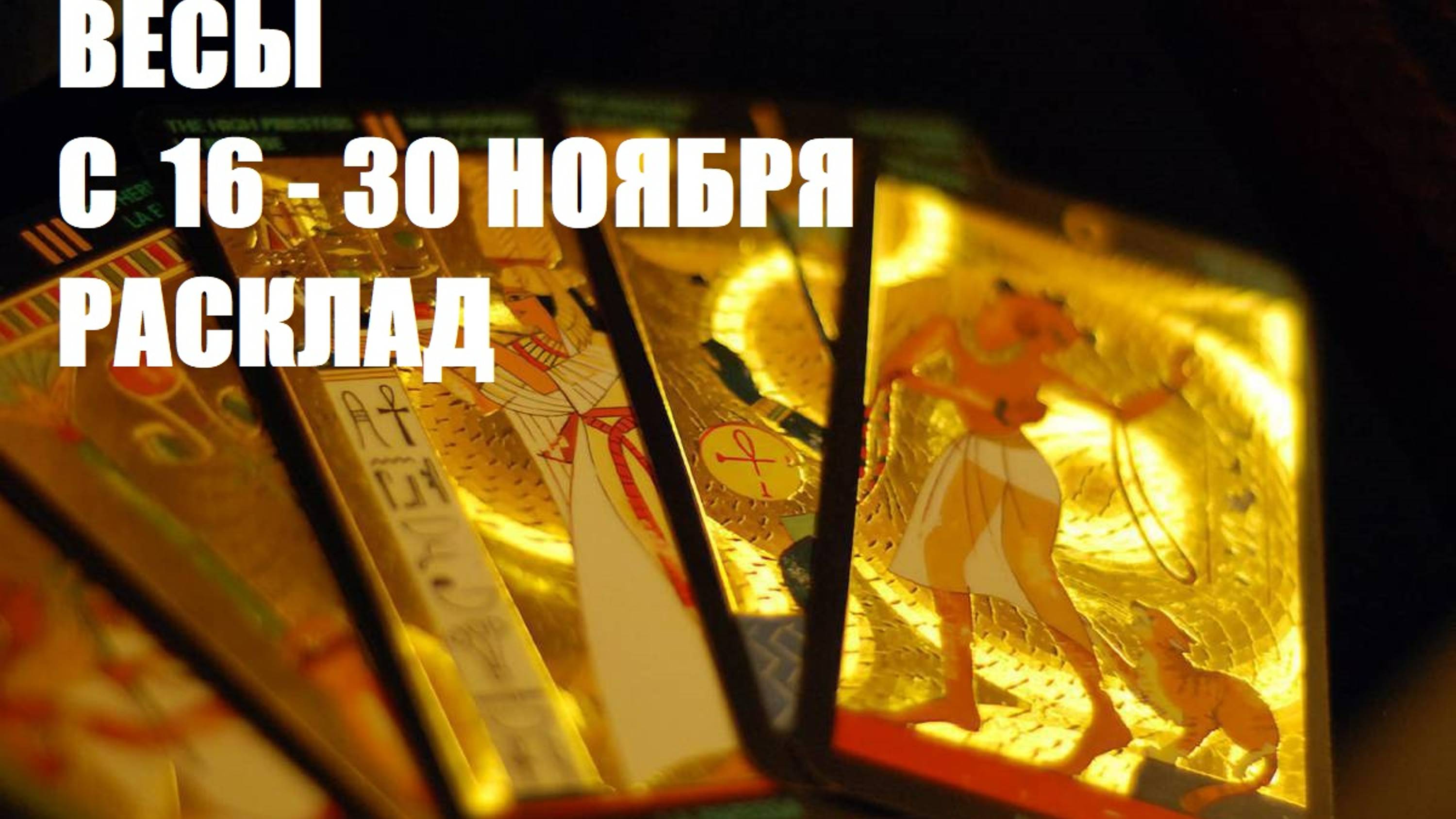 16 -30 ноября весы