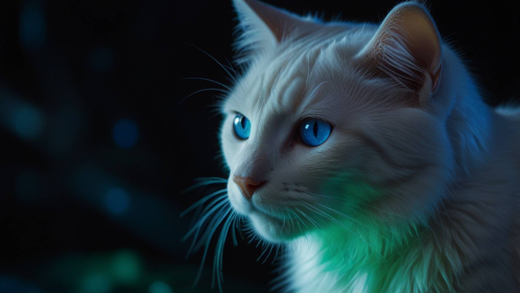 кошка снежка