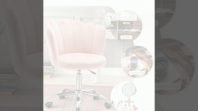 Recaceik Velvet Swivel Shell Chair |  Chair for Living Room/Bed Room | Modern Leisure Arm Chair