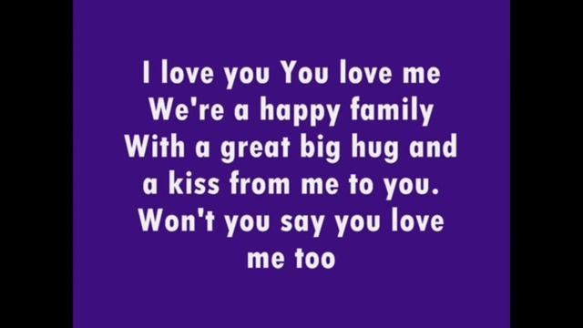 Barney | I love you, you love me theme song (1993)