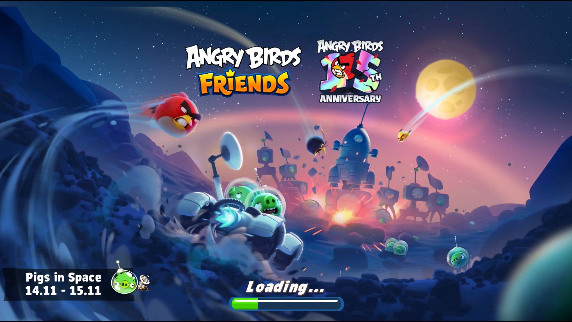 Angry Birds Friends. Pigs in Space 8. 3 stars. Прохождение от SAFa