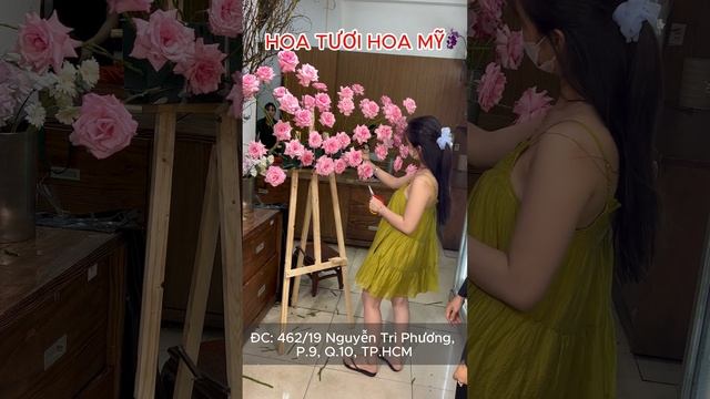 Hướng Dẫn Bạn Cắm Kệ Hoa Hồng Khai Trương-P2
