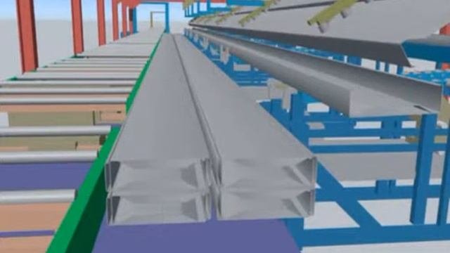 Multiple Length Steel Section Handling System Demo - Part 5/6
