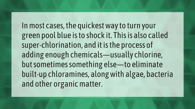 Can you put shock and algaecide in the pool at the same time?