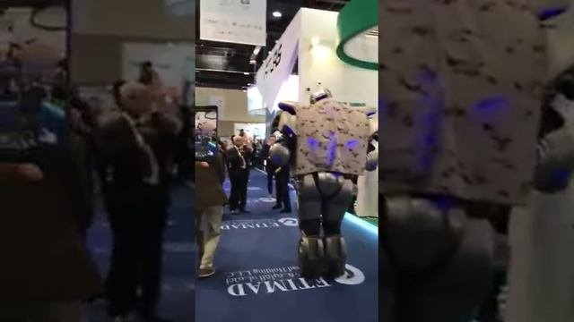 Robot In UAE 8:Feet Titan Robot in Abudhabi, UAE ROBOT SHOW IDEX 2019