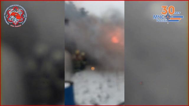 Второй пожар за день в мкр. Иглаково