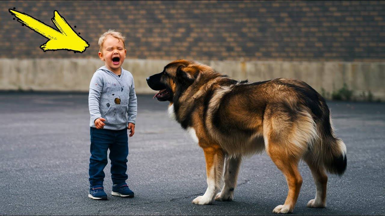 Мальчик кричит на собаку. То, что она сделала дальше, Шокирует вас!