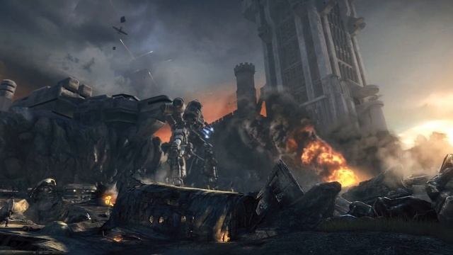 Deathshead Assault - Wolfenstein: The New Order | Explosions, Gunfire, War Sounds, Fighter Planes