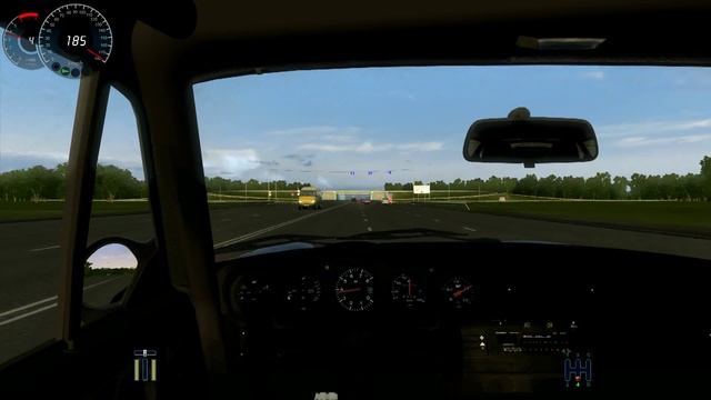 365 km/h in the sunrise ! RUF CTR Blackbird - City Car Driving 1.2.4 [ HD 1080p ]