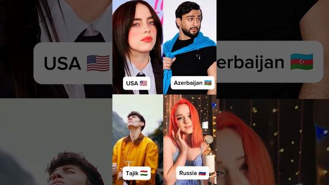 l love you
1.Billie Ellish 🇺🇸
2.Jony 🇦🇿
3. Hasanov Farukh 🇹🇯 
4. Nilzori 🇷🇺
#iloveyou #billi