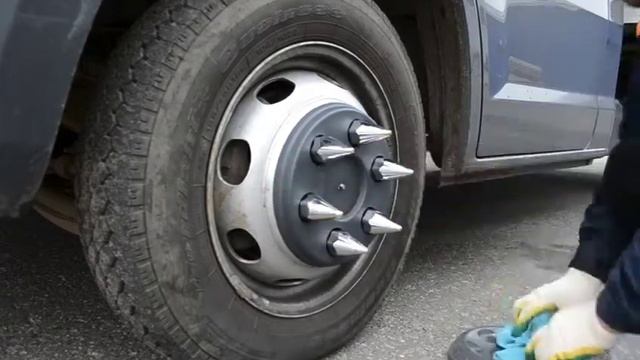 Колпачки Хром Пики на Газель,  Фуру. По 65 р за шт