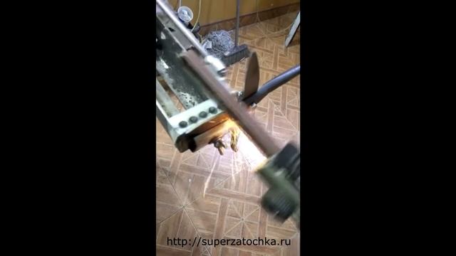 Быстрая заточка ножниц по металлу. Fast sharpening shears for metal.