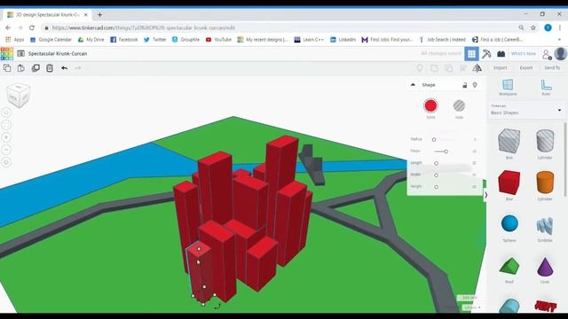 Tinkercad City Planning - Part 1