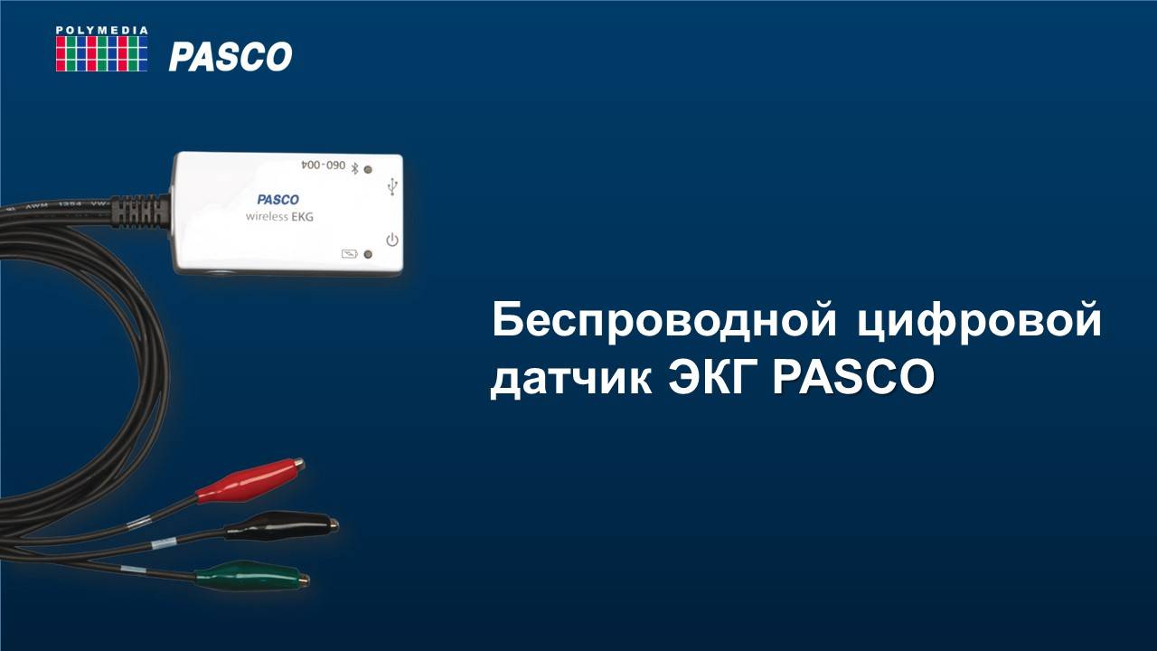 Беспроводной цифровой датчик ЭКГ PASCO