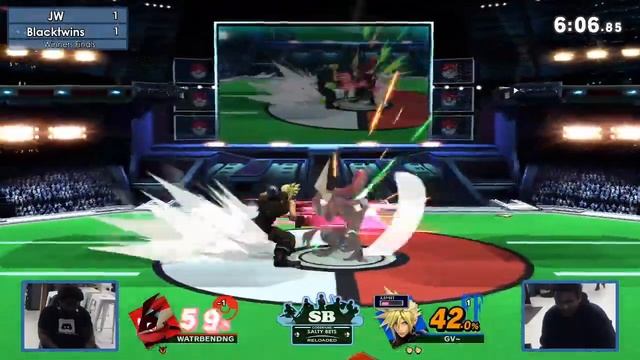 [CSBR20] WF - JW (Palu/Greninja) VS Blacktwins (Byleth/Cloud/Mario)