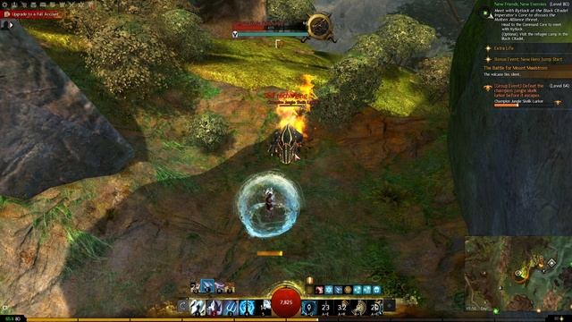 Guild Wars 2 - Newb Core Elementalist vs Champion