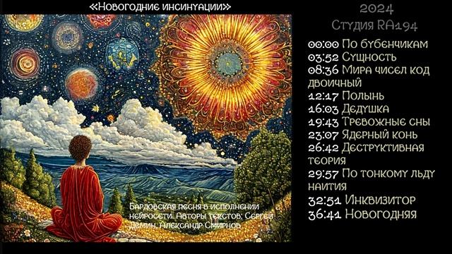 Ra194 // Сборник #4  "Новогодние инсинуации" (бардовская песня + нейросеть)