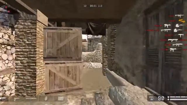 Warface:Играю на Карте  Пригорот с XM8 LMG