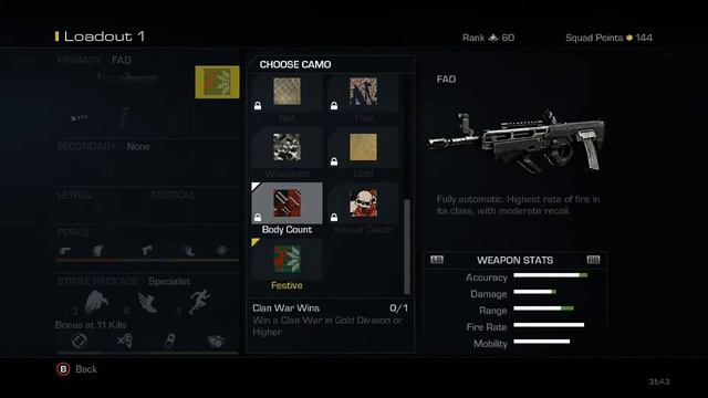 FAD class setup