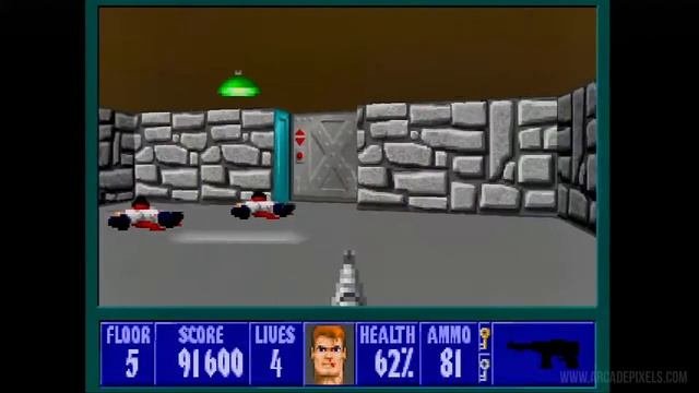 Wolfenstein 3D - Part 4-6 (Playthrough)