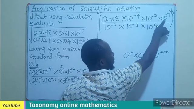 Operations on Scientific Notation