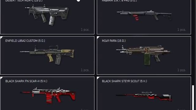 Warface Ez guns